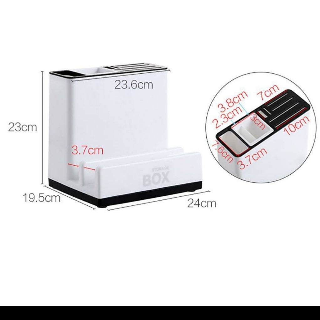 Tableware Storage Holders Kitchen Knife Plastic Storages Racks For Kitchen Convenience Cabinet