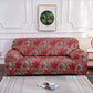 Shades of red and pink geometric patterns HomeStye sofa cover
