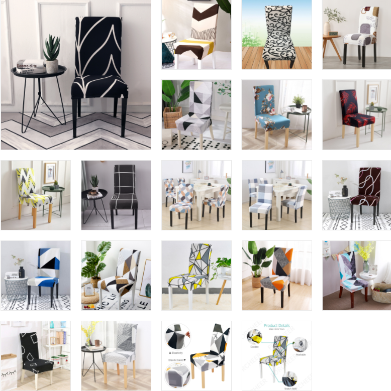 Spandex Dining Chair Slipovers
