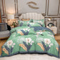 High End Silky Tencel Printed Four piece Spring Summer Ice Silky Bedding Set