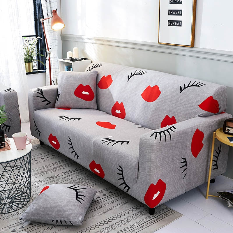 Protective And Decorative Slipover Sofa Cover
