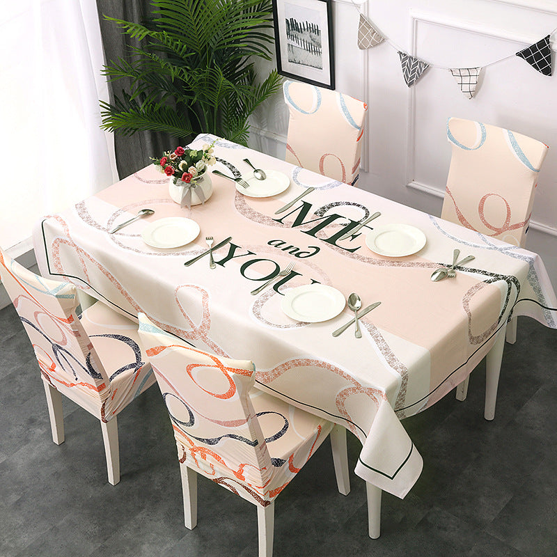 Premium Dining Chair Covers and Matching Table Cloths