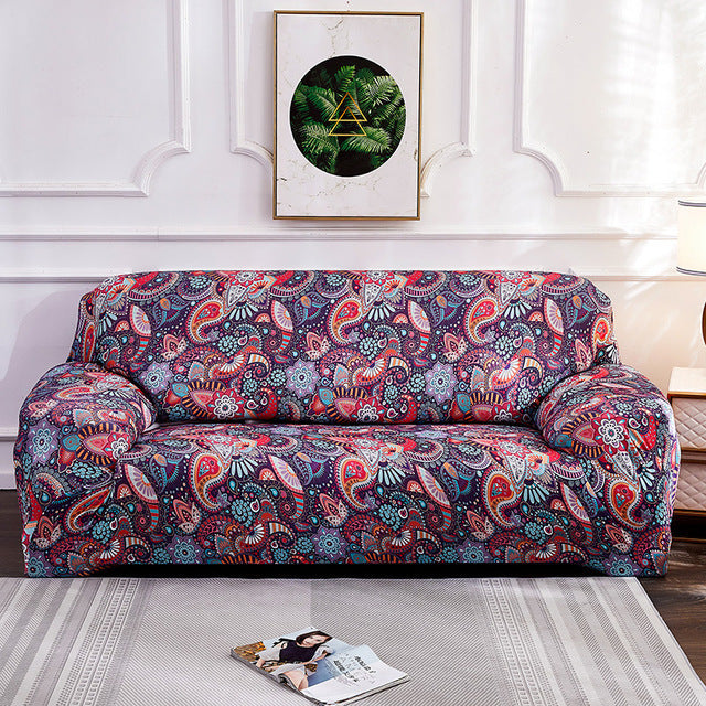 Bohemian Style Stretch Sofa Covers